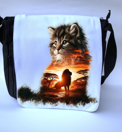 Kleine Umhängetasche Katze