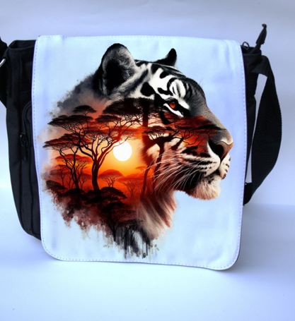 Kleine Umhängetasche Tiger