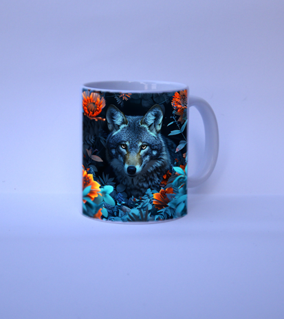 Motivtasse Wolf